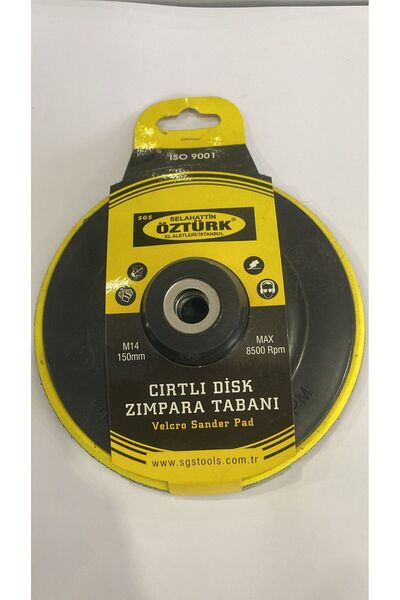 SGS CIRTLI DİSK ZIMPARA TABANI 150 MM (2 adet )