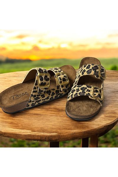pien Orthopedic Slippers with Leopard Pattern and Pet Inside, Suitable for Daily Use