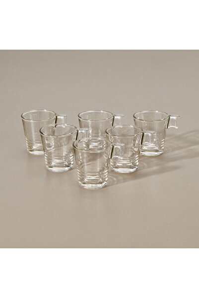 Glass In Love In Love Napoli 6 Espresso Cups - Transparent - 90 ml