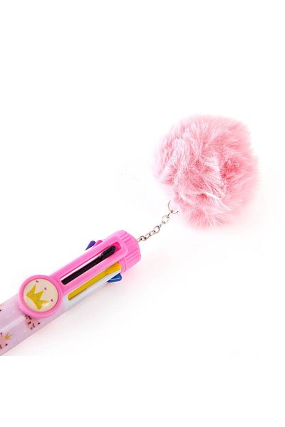 MATMEL Bp-3744 8 Color Pompom Ballpoint Pen -