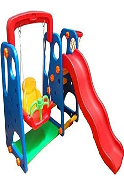 rexa Slide and Swing With Basketball Set