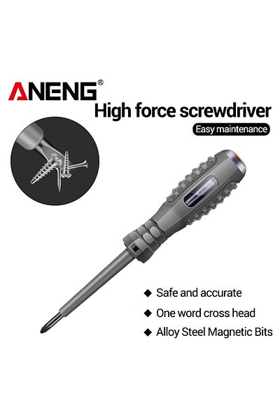 Alloet 1pc b ANENG B05 Voltage Tester Pen with Indicator Multi-functional Screwdriver Slotted + Phillips No