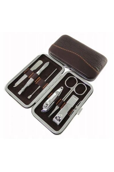 OEM Manicure and pedicure set, 6 pieces, 10.5 cm x 6 cm, storage case