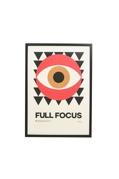 ASPARTAM Full Focus Table - Red / Black - 50X70 cm