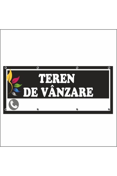 media Banner "Teren de vanzare" model 1, 200 x 80 cm