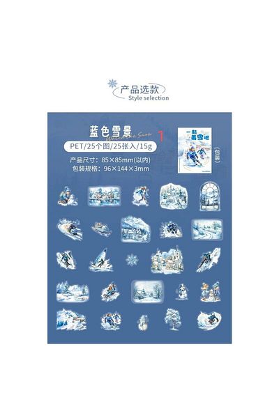 İthal O13-25Pcs Kıs Life Pet Sticket - Number : 2