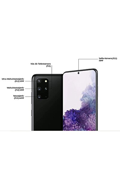 Samsung Galaxy S20 PLUS Siyah 128 GB/ 8 GB RAM Yenilenmiş Ürün (sıfır Gibi) A Kalite