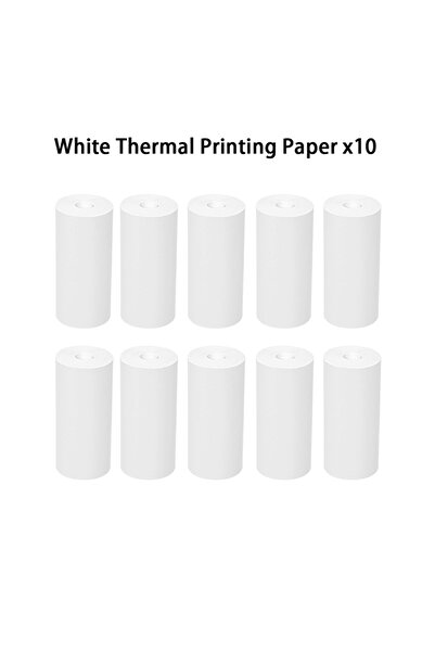 choice2 ورق حراري محمول صغير الحجم من Style J عالي الدقة 57*25 مم، لفة ورق ذاتية اللصق عالمية، ملصق لاصق