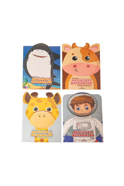 yeti kitap Stickerli Boyama Seti