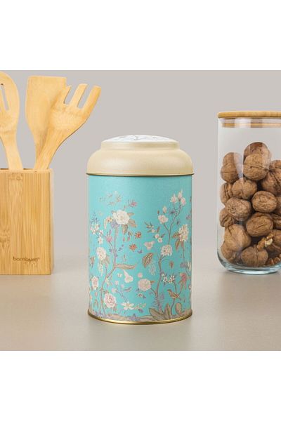 ASPARTAM Botanica Metal Storage Container - Colorful - 10.5X15 cm