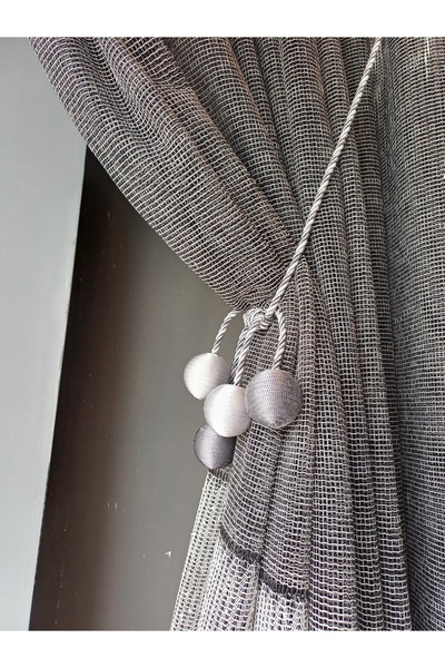 DİLETTO 4 Ball Braçol Cornice Mounted Curtain Accessory