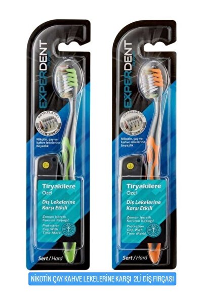EXPERDENT Tiryakilere Özel Diş Fırçası 2 Adet