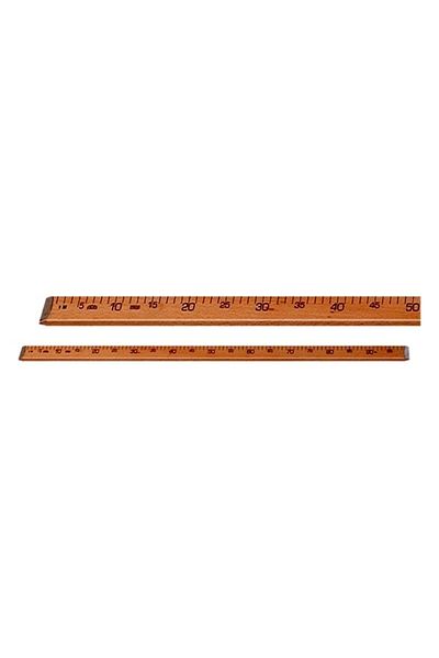 TEKNO İSTANBUL Multi-Purpose Wooden-Board Ruler 1 Meter (100cm)