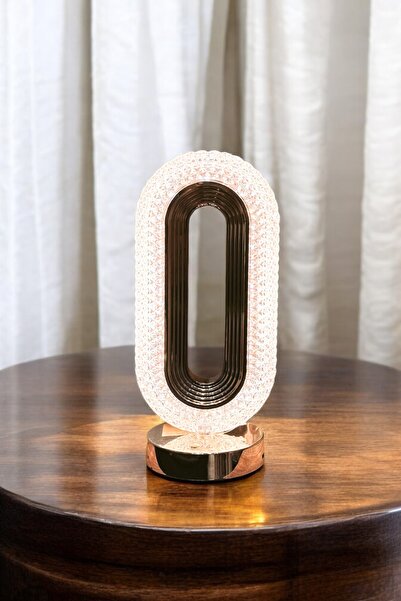 Mirilliahome Rose Şarjlı Dokunmatik 3 Renk Ayarlanabilir Masa Lambası