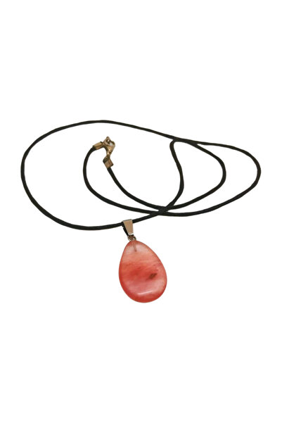 Home قلادة من حجر الرودوركروزيت الطبيعي