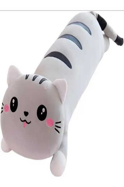 rexa Cat Soft Stuffed Plush sleeping Pillow Toy 20x20x65 cm
