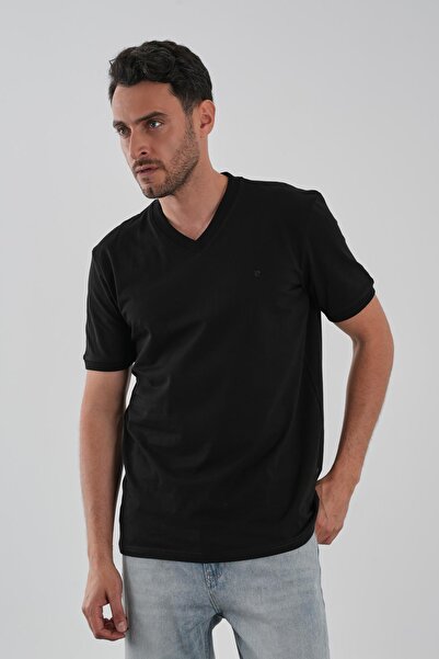ALEXANDERGARDI Tricou Basic cu decolteu în V