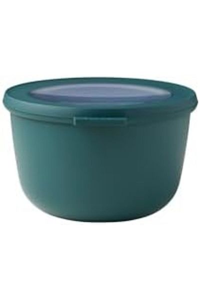 Mu Art Ahşap Mrt - Multi Bowl Cirqula Round - Storage Container with Lid - Refrigerator, Microwave Oven and Storage