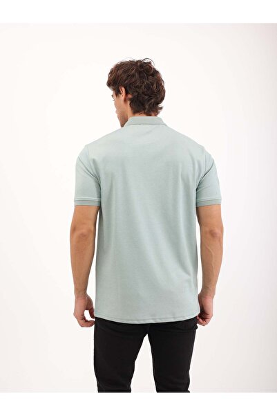 WKM Men's Regular Fit Polo Neck Interlock T-Shirt