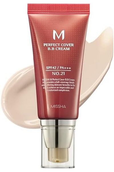 Missha M Perfect Cover BB Cream No. 21 Light Beige 50ml All Types