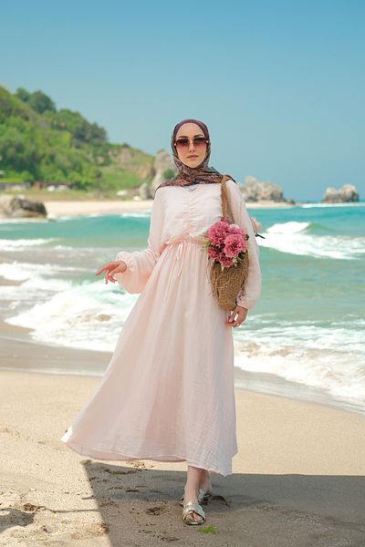 LOCCO Women's Olivia Dress Pink