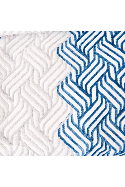 ASPARTAM Store Ruby Double 7 Piece Bedspread Set - Cream / Gray