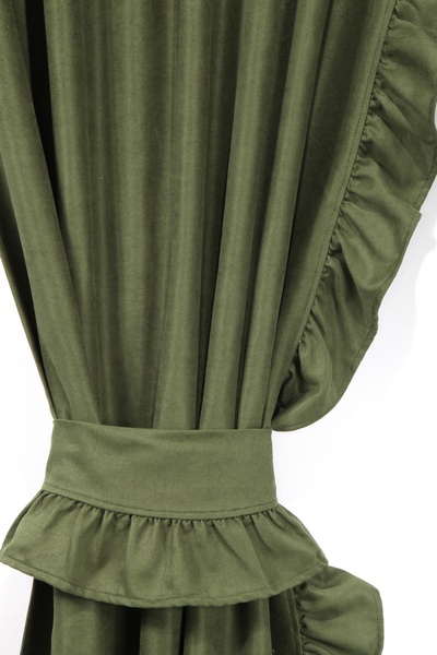 cotton maison Διπλό Πτερύγιο Πολυ Κουρτίνα - Κάθετα βολάν