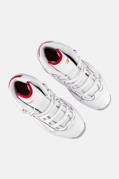 Reebok حذاء كرة السلة للرجال من كويستشن ميد، أبيض