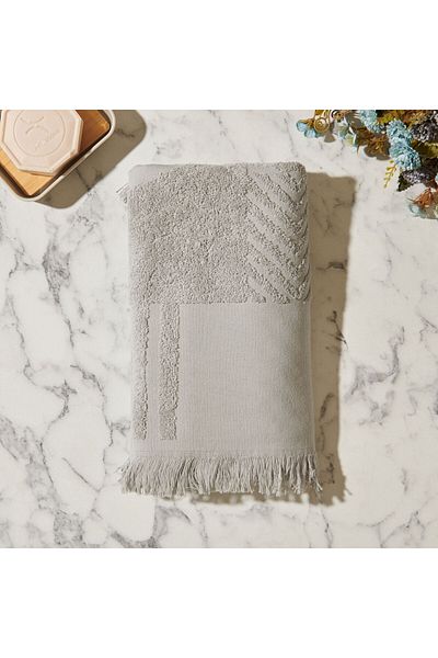 ASPARTAM Noir Face Towel N1 - Gray - 50X80 cm