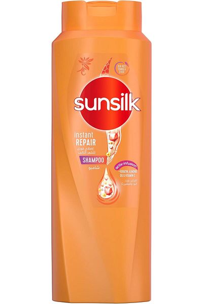 Sunsilk شامبو الإصلاح الفوري 700 مل - يغذي الشعر التالف ويعالج علامات الجفاف والتكسر