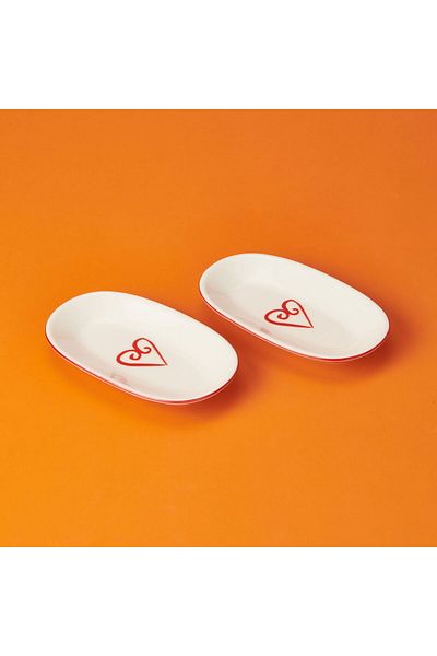 ASPARTAM Love 14 Piece Breakfast Set - Pink / White