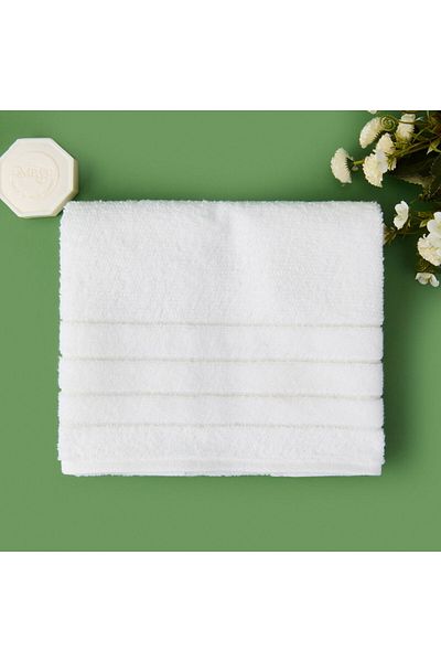 ASPARTAM Palm Breeze Devon Face Towel - Ecru - 50X90 cm
