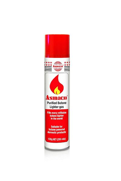 Asmaco Gas Lighter 250ml by Asmaco (72 pieces per carton)