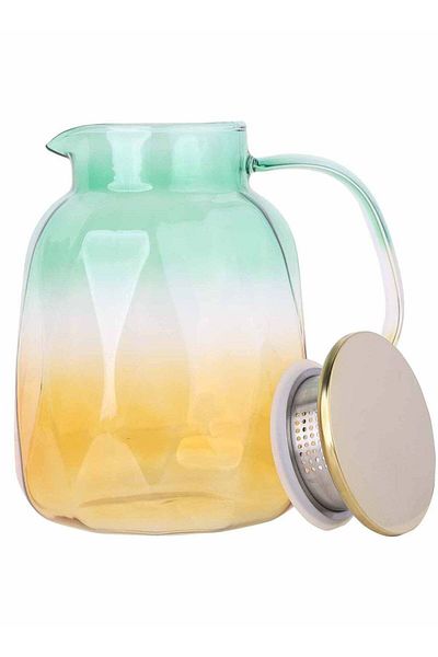 PRICKLY PEAR 2L Glass Pina Water Jug - Stylish Beverage Server