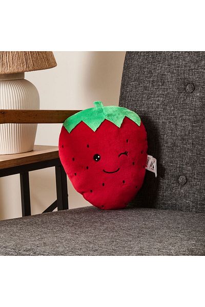MATMEL Strawberry Figured Pillow - Red - 25 cm