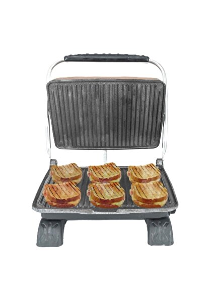 Dökümix Iron Cast Rose Gold 1800 Watt 4-6 Slices Home-Industrial-Buffet Type Toaster and Grill