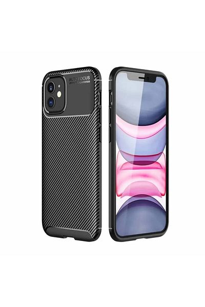 SKYDDAR INNOVATION Case for iPhone 12 / 12 Pro, CarbonFiber, Shockproof, Black, sticker set