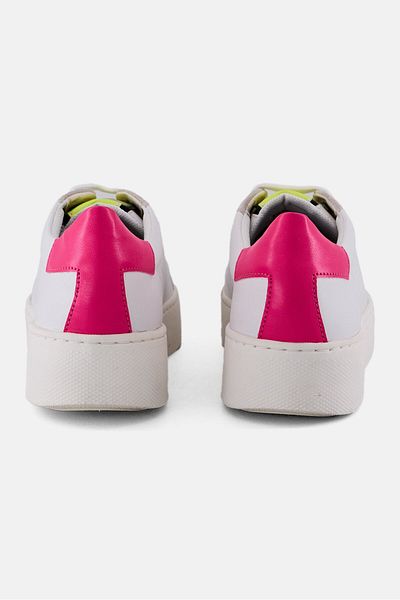 Geox Women Skyely Lace Up Casual Shoes, Off White