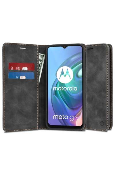 SKYDDAR INNOVATION Θήκη για Motorola Moto G30 / G10 / G20, μαλακό πορτοφόλι, ...