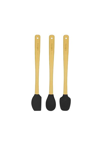 MATMEL Indigo 3-Piece Spatula Set - Black - 26 cm