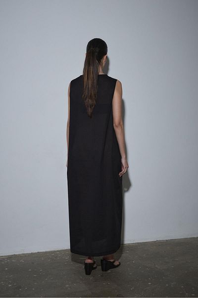 Suud Collection Black Cotton Dress Lining