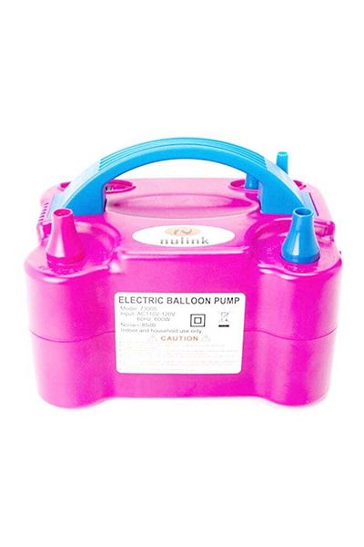MARAH TOYS منفاخ بالونات كهربائي مزدوج الفوهة - متين وخفيف الوزن للحفلات 8.5 × 7.3 × 6 بوصات