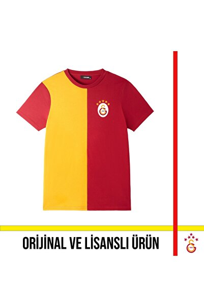 Galatasaray Lisanslı 5 Yıldızlı Yetişkin T-Shirt