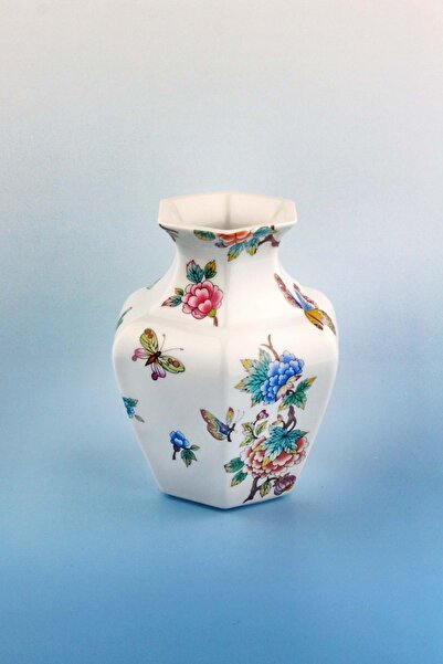 Bursa Porselen Dekor Ανθοδέσμη με βελούδινο κουτί και πορσελάνινο βάζο