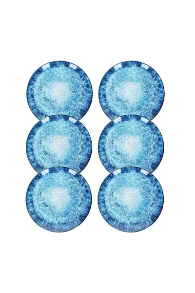 Tavola Porcelain dinner set of 6 dessert plates 20 cm OCEAN