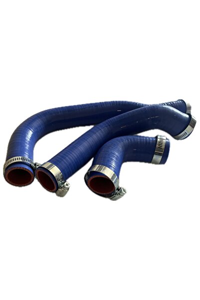 TEKNOPARTS Doğan Kartal Slx Radyatör Hortumu Termostat Hortumu Silikon Mavi + Kelepçe Takım