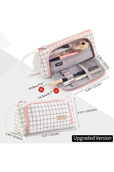 Generic Pencil Case Large Capacity Pencil Case Girls Teenager Stationery Bag Pencil Case