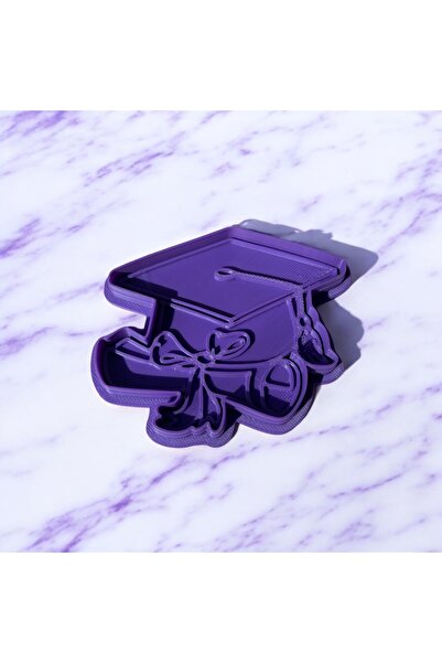 Home قالب كوكيز لحفل التخرج - لون بنفسجي