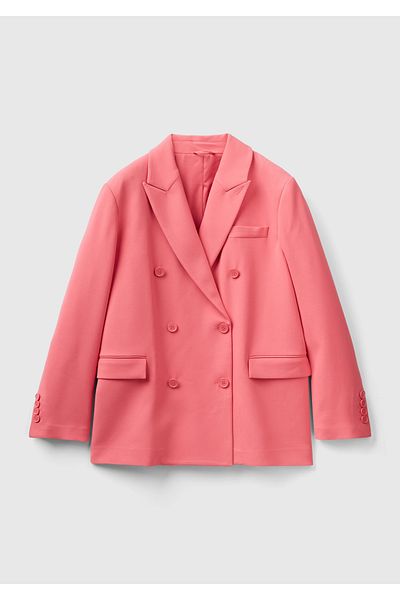 United Colors of Benetton Jachetă de damă cu două piepte Dusty Rose