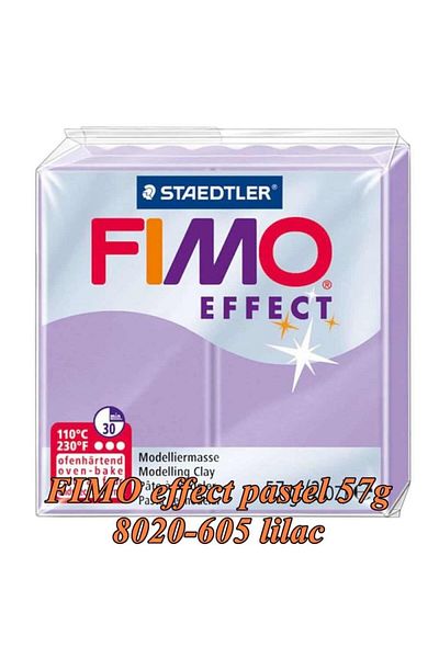 Bafimo Pastă de modelat FIMO Effect 57g Pastel Mov Pastel